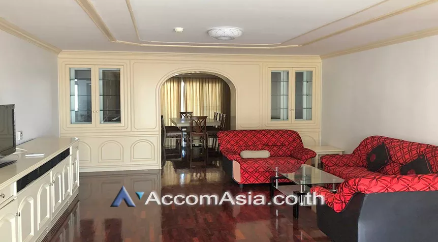 Big Balcony, Pet friendly |  3 Bedrooms  Condominium For Rent in Sukhumvit, Bangkok  near BTS Phrom Phong (24516)