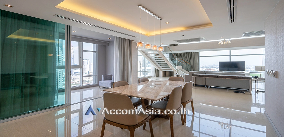 Double High Ceiling, Duplex Condo, Penthouse |  3 Bedrooms  Apartment For Rent in Sukhumvit, Bangkok  near BTS Thong Lo (AA30751)