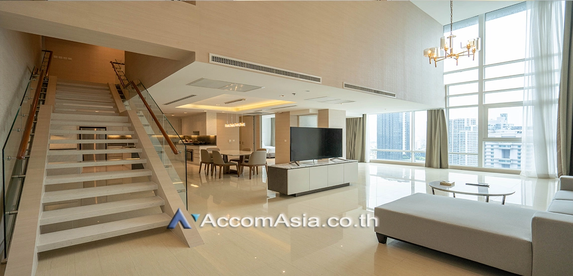 Double High Ceiling, Duplex Condo, Penthouse |  3 Bedrooms  Apartment For Rent in Sukhumvit, Bangkok  near BTS Thong Lo (AA30752)