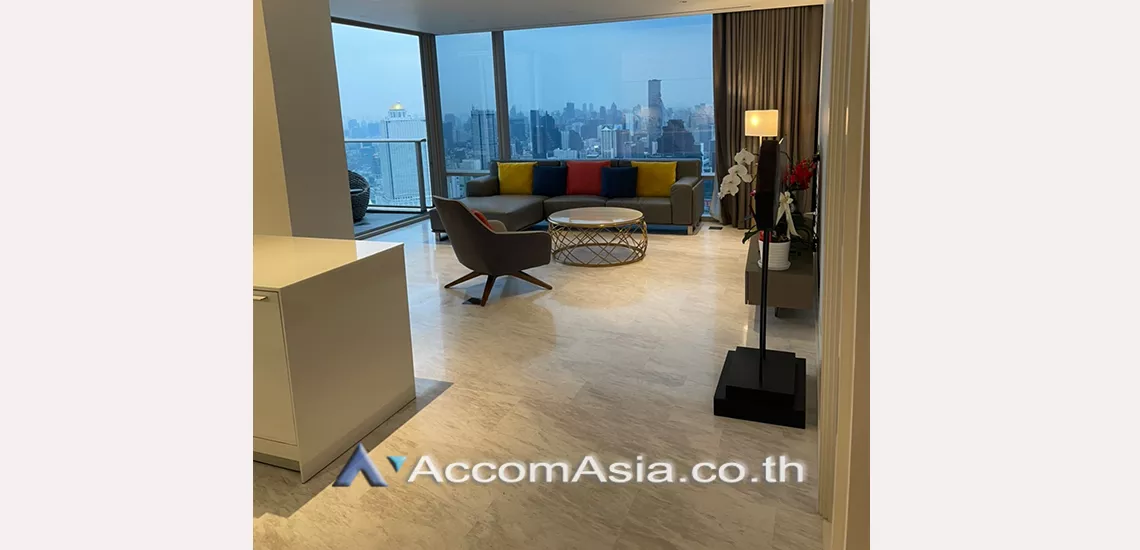  Four Seasons Private Residences Condominium  2 Bedroom for Rent BTS Saphan Taksin in Sathorn Bangkok