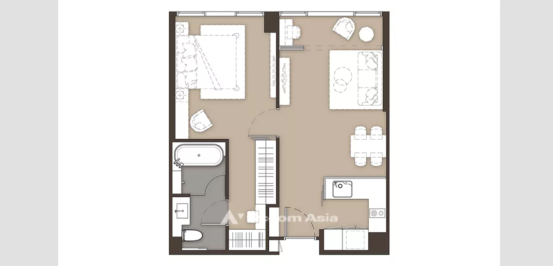  1  1 br Condominium For Sale in Sukhumvit ,Bangkok BTS Ekkamai at Mulberry Grove Sukhumvit AA31326