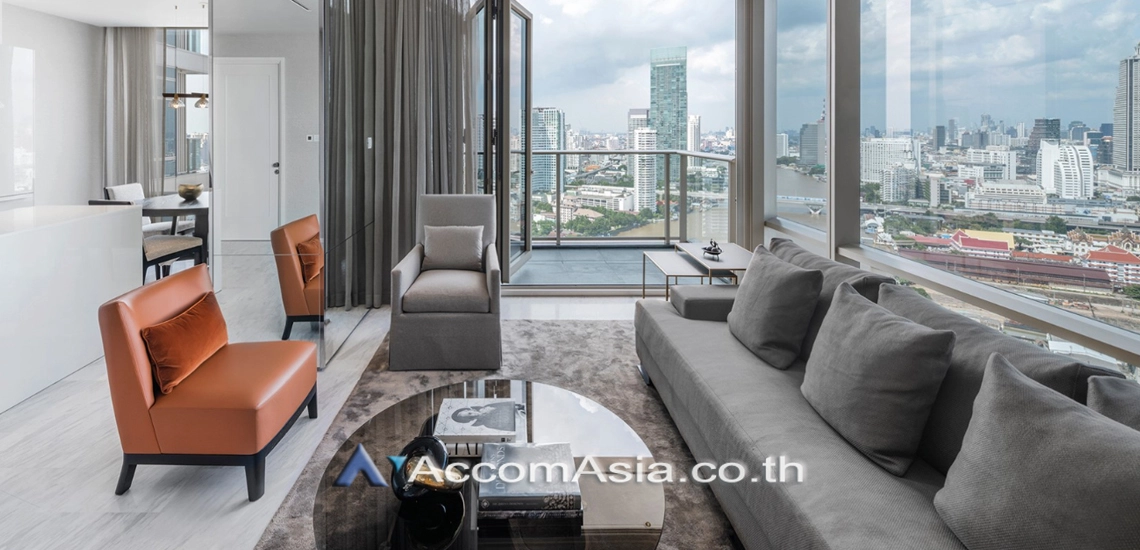 Four Seasons Private Residences Condominium  2 Bedroom for Sale BTS Saphan Taksin in Sathorn Bangkok