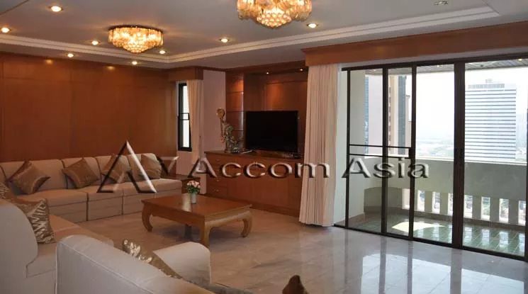  3 Bedrooms  Condominium For Rent in Sukhumvit, Bangkok  near BTS Asok - MRT Sukhumvit (24602)