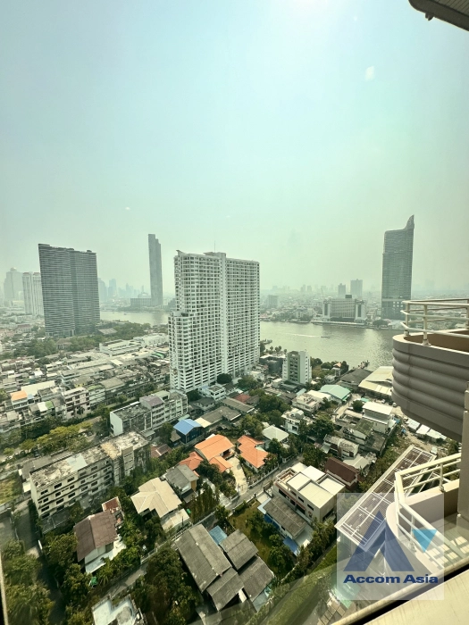 30  3 br Condominium for rent and sale in Charoen Nakhon ,Bangkok BTS Krung Thon Buri at WaterMark Chaophraya River AA32796