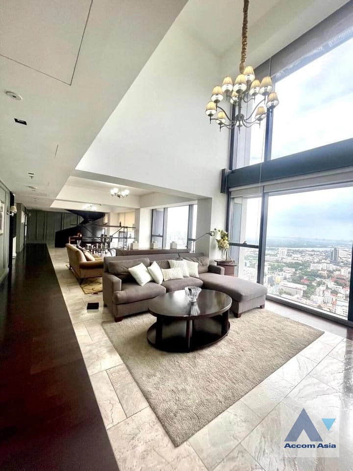 Double High Ceiling, Duplex Condo |  The Met Sathorn Condominium  4 Bedroom for Rent MRT Lumphini in Sathorn Bangkok