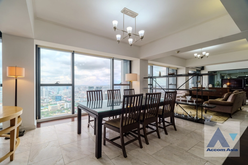 Fully Furnished, Double High Ceiling, Duplex Condo |  4 Bedrooms  Condominium For Rent in Sathorn, Bangkok  near BTS Chong Nonsi - MRT Lumphini (AA33130)