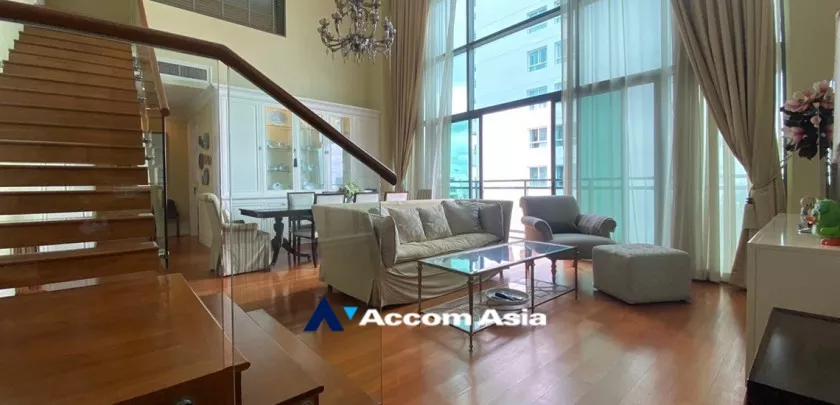 Duplex Condo |  3 Bedrooms  Condominium For Rent in Sukhumvit, Bangkok  near BTS Phrom Phong (AA33203)