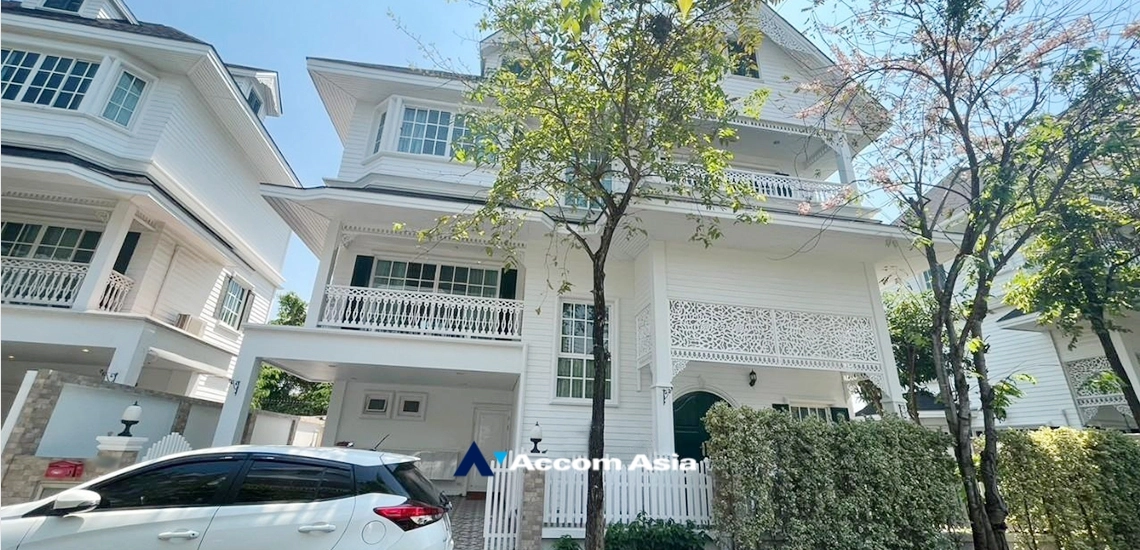  2  3 br House For Rent in Bangna ,Bangkok BTS Bearing at Fantasia Villa 3  AA34257