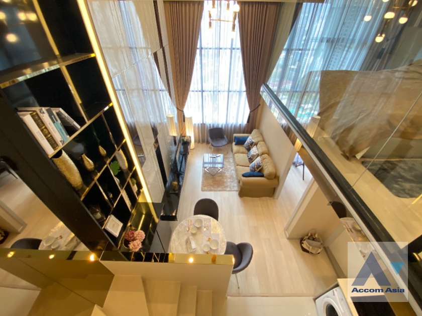 Double High Ceiling, Duplex Condo |  2 Bedrooms  Condominium For Sale in Sathorn, Bangkok  near BTS Chong Nonsi (AA35643)