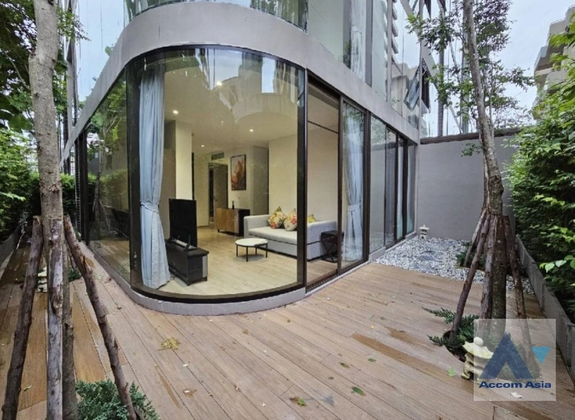 Ground Floor, Fully Furnished |  2 Bedrooms  Condominium For Rent & Sale in Sukhumvit, Bangkok  near BTS Asok (AA38670)