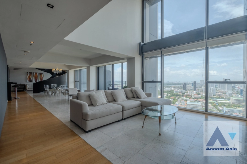 Fully Furnished, Duplex Condo |  The Met Sathorn Condominium  4 Bedroom for Rent MRT Lumphini in Sathorn Bangkok