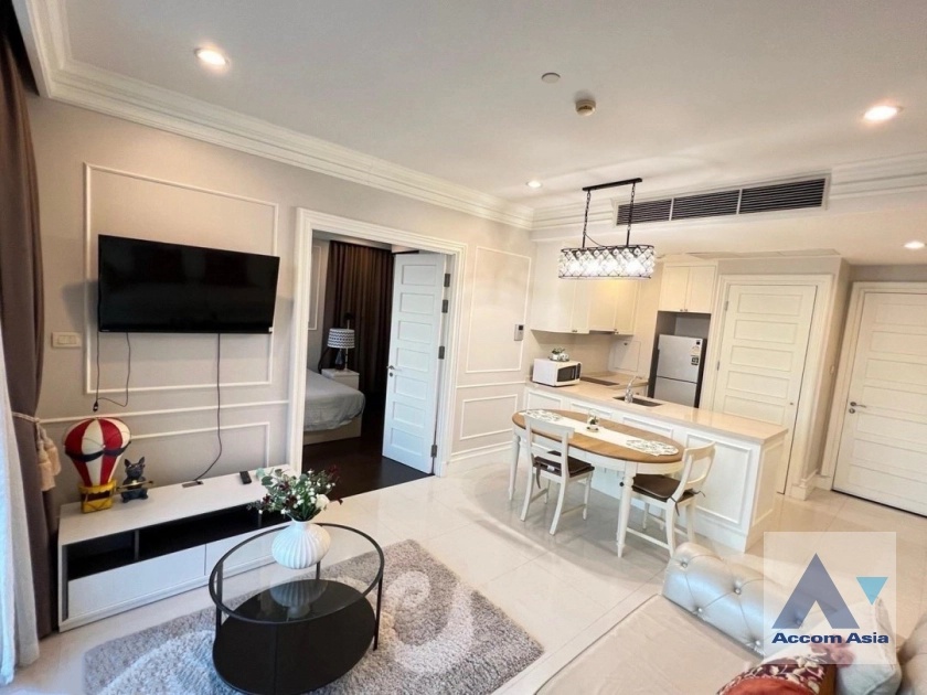 Pet friendly |  1 Bedroom  Condominium For Rent in Sukhumvit, Bangkok  near BTS Phrom Phong (AA40278)