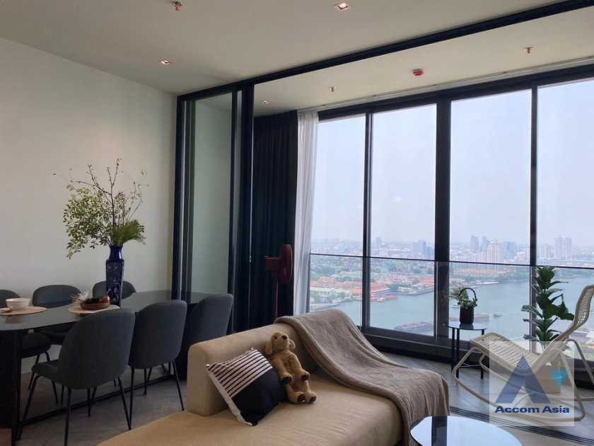  1  2 br Condominium For Rent in Charoennakorn ,Bangkok BTS Krung Thon Buri at Chapter Charoennakhon  Riverside AA40290