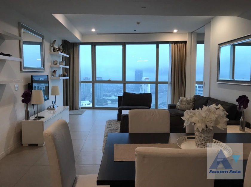  2 Bedrooms  Condominium For Rent in Charoennakorn, Bangkok  near BTS Krung Thon Buri (AA40563)