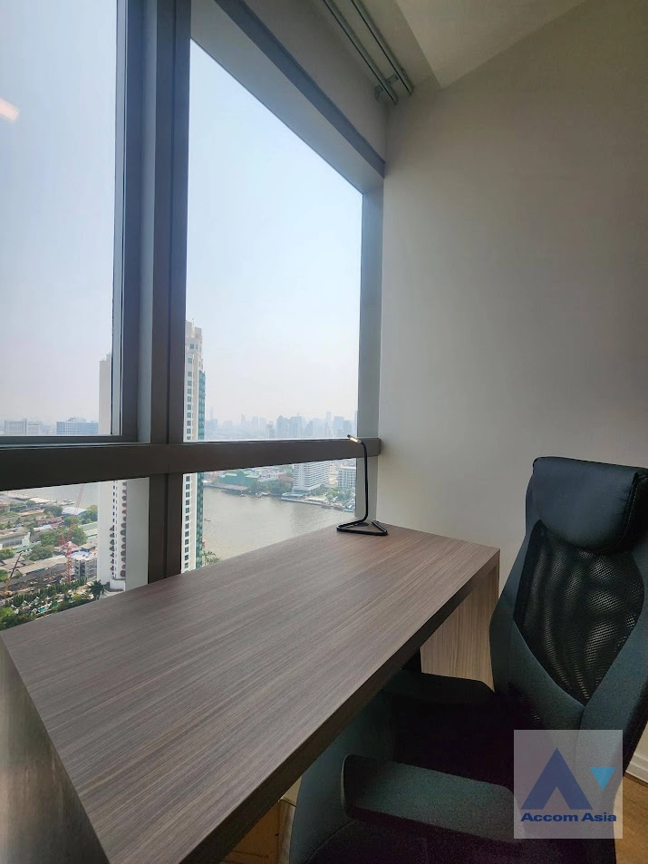 9  2 br Condominium For Rent in Charoennakorn ,Bangkok BTS Krung Thon Buri at The River Condominium AA40570