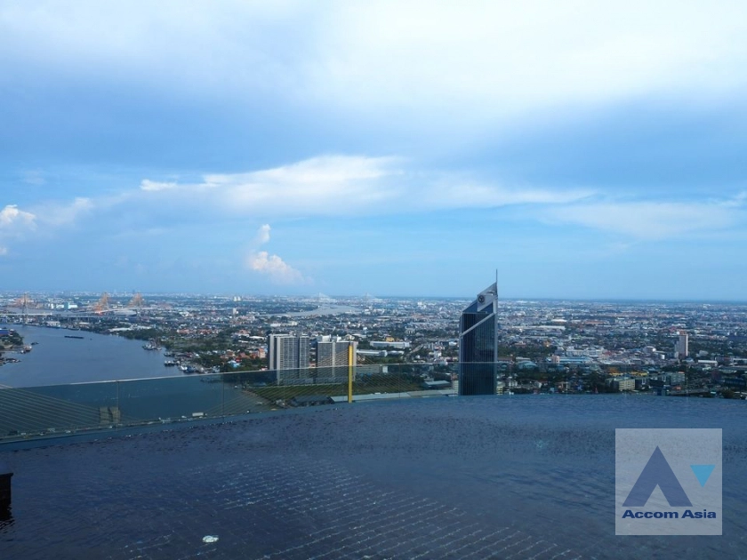 7  2 br Condominium for rent and sale in Charoenkrung ,Bangkok BRT Rama IX Bridge at Canapaya Riverfront Residence AA40856