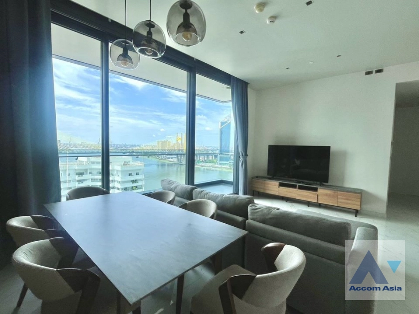  2  2 br Condominium for rent and sale in Charoenkrung ,Bangkok BRT Rama IX Bridge at Canapaya Riverfront Residence AA40856