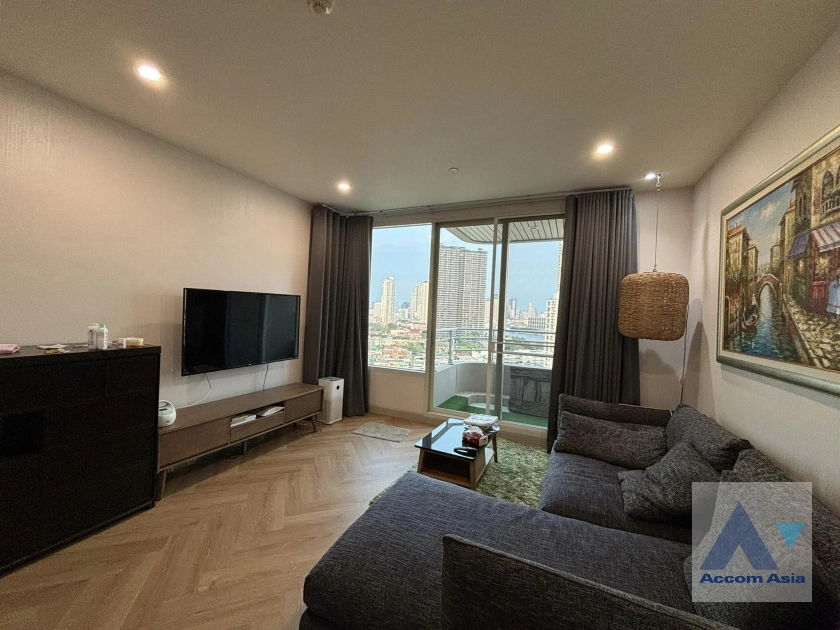  1  2 br Condominium For Rent in Charoennakorn ,Bangkok BTS Krung Thon Buri at WaterMark Chaophraya River AA41090