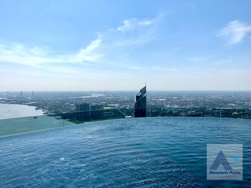 10  2 br Condominium For Sale in Charoenkrung ,Bangkok BRT Rama IX Bridge at Canapaya Riverfront Residence AA41780