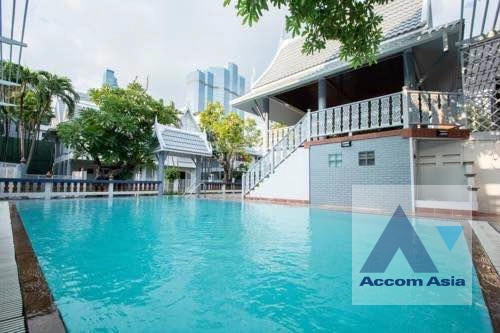 8  3 br House For Rent in Sathorn ,Bangkok BTS Chong Nonsi - BTS Saint Louis at Oriental Style House in Compound with Pool AA42073