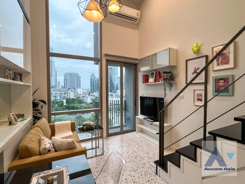 Duplex Condo, Pet friendly |  1 Bedroom  Condominium For Rent in Sukhumvit, Bangkok  near BTS Thong Lo (AA42203)