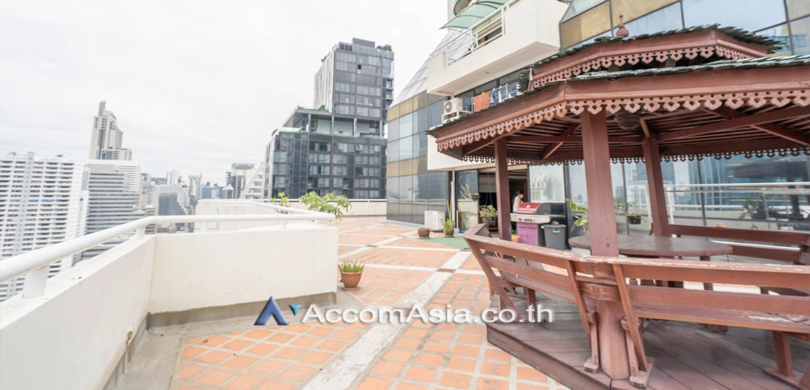 Huge Terrace, Penthouse, Pet friendly |  2 Bedrooms  Condominium For Rent in Sukhumvit, Bangkok  near BTS Asok - MRT Sukhumvit (2027201)