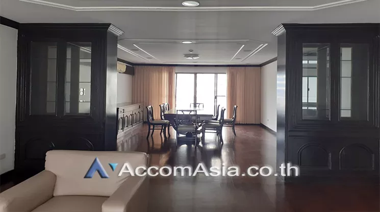 Big Balcony, Pet friendly |  3 Bedrooms  Condominium For Rent in Sukhumvit, Bangkok  near BTS Phrom Phong (27281)