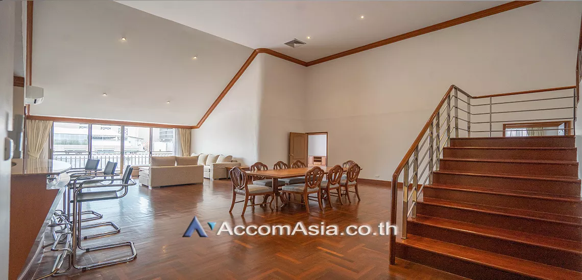 Duplex Condo |  4 Bedrooms  Apartment For Rent in Sukhumvit, Bangkok  near BTS Phrom Phong (19653)